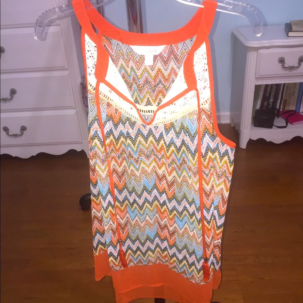 Sheer Sleeveless Top